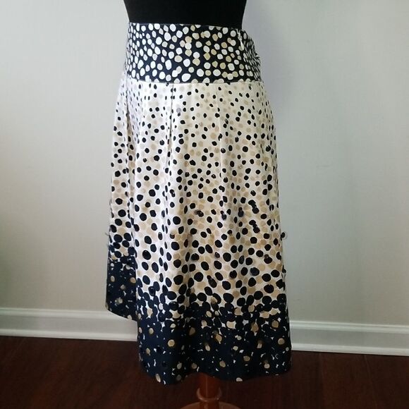 Ellen Tracey Blue Multicolored Sequins Skirt size 6 - Picture 6 of 8